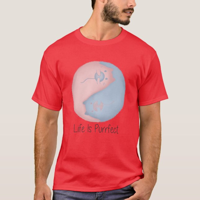 T-shirt famille de conception de chat (Devant)