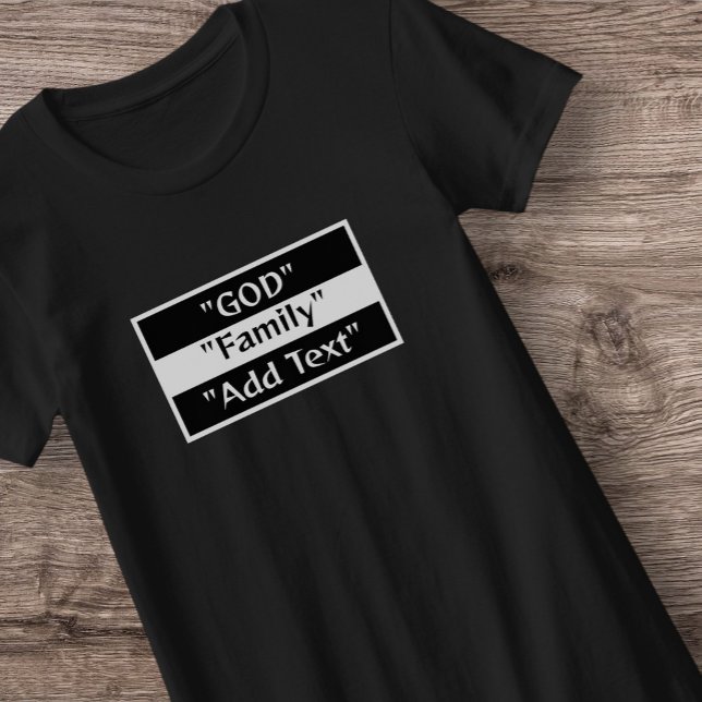 T-shirt Famille de Dieu des femmes mince (Créateur téléchargé)