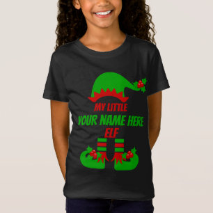 T-Shirt Famille de elfes de Noël personnalisable