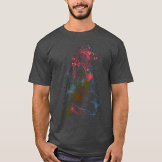T-shirt Famille de fille urbaine