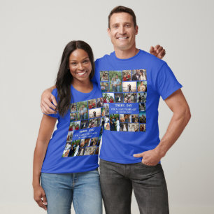 T-shirt Famille de fin d'année 22 Photo Collage