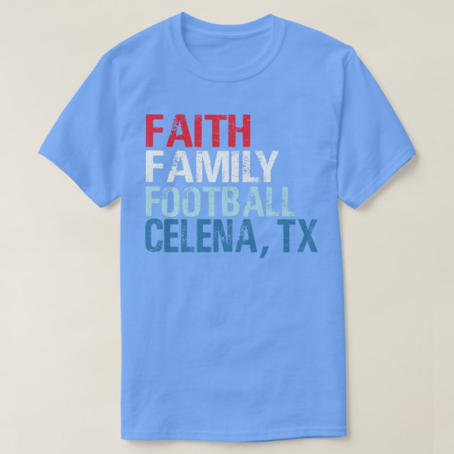 T-shirt Famille de foi Celina Texas (Design devant)