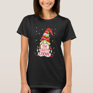 T-shirt Famille de gnome bavard Noël appariement    
