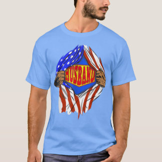 T-shirt Famille de héros Super Husband drôle
