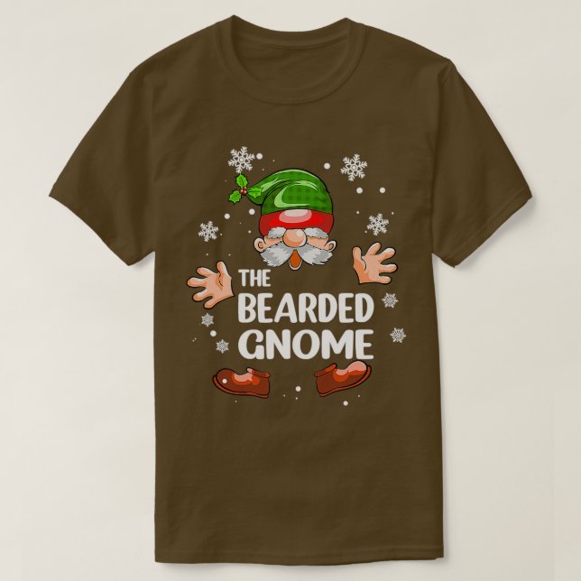 T-shirt Famille de jumelage amusante Gnome (Design devant)