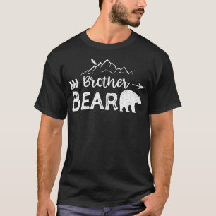 T-shirt Famille de jumelage de l'ours frère maman Papa Be