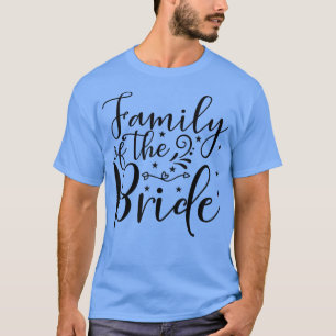T-shirt Famille De La Mariage Mariée ou Bachelorette Match