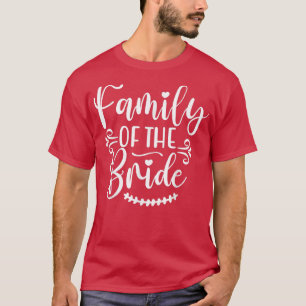 T-shirt Famille de la mariée pour tenue de mariage assorti
