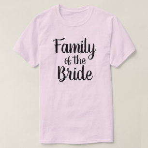 T-shirt Famille de l'épouse