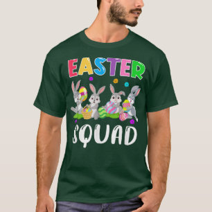 T-shirt Famille de l'équipe de Pâques correspondant Oeuf d