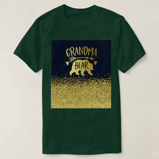 T-shirt Famille de l'ours de grand-mère (Design devant)