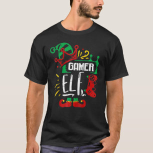 T-shirt Famille de lutin de joueur Vêtements de Noël assor