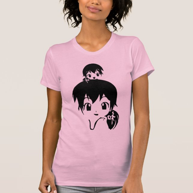 T-shirt famille de manga (Devant)