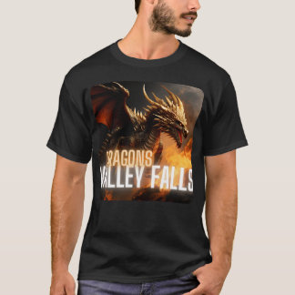 T-shirt famille de mascotte des Valley Falls Dragons
