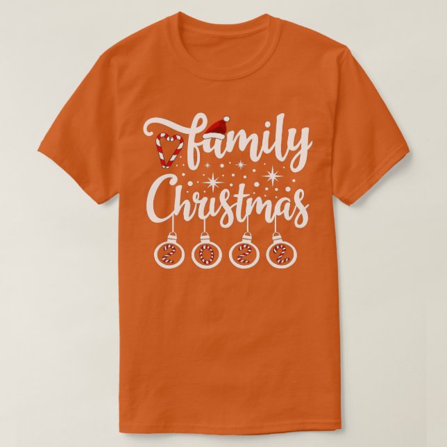 T-shirt Famille de Noël 2022 Famille mignonne Noël 2022 (Design devant)
