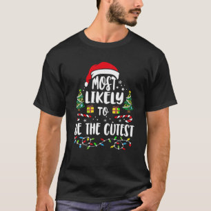 T-shirt Famille De Noël Qui Correspond Le Plus Probablemen