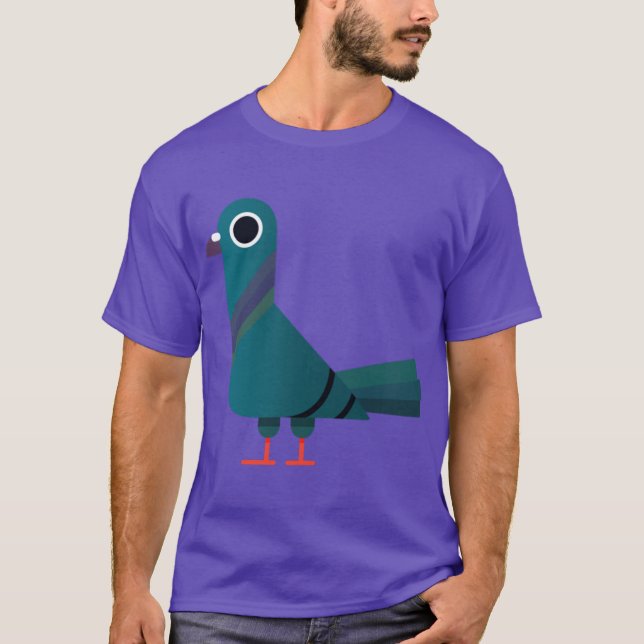 T-shirt Famille de pigeons (Devant)
