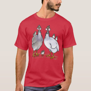T-shirt Famille de pintades 