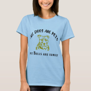 T-SHIRT FAMILLE DE PITBULL