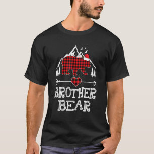 T-shirt Famille de pyjama correspondant à l'ours du Frère