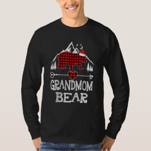 T-shirt Famille de pyjama de jumelage de l'ours de grand-m