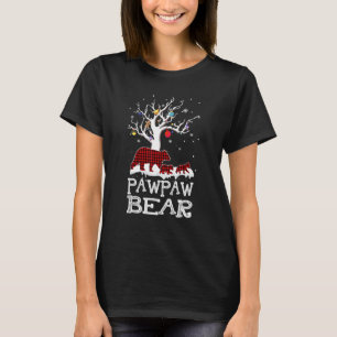 T-shirt Famille de pyjama de jumelage de l'ours de pawpaw 