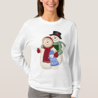 Famille de Snowman givré - Bleu