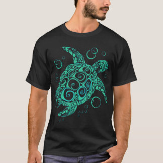 T-shirt Famille de tortue marine