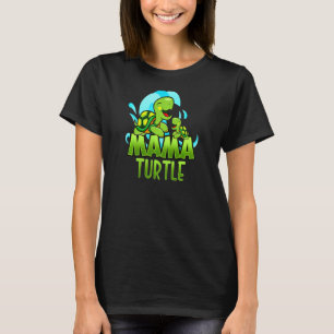 T-shirt Famille de tortues marines maman enfant mère rire
