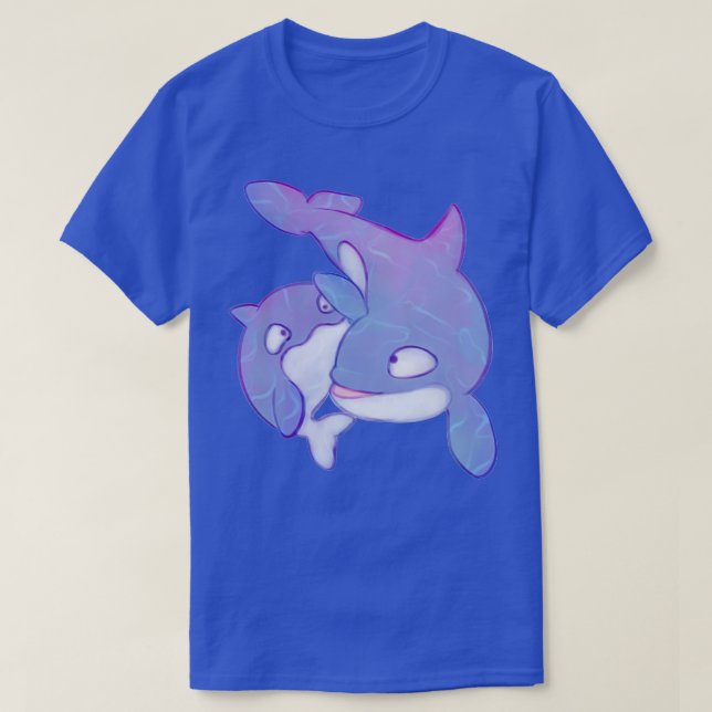 T-shirt Famille de tueurs d'Orca Holographique (Design devant)