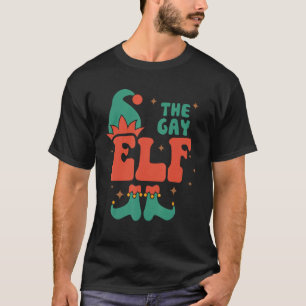 T-shirt Famille d'elfes gays qui correspondent à Noël Pjs