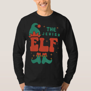 T-shirt Famille d'elfes juifs qui correspondent à Noël Pjs