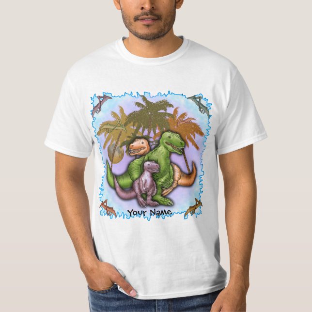 T-shirt Famille des Dinosaures (Devant)