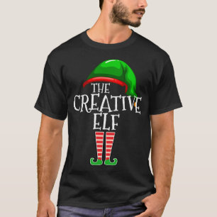 T-shirt Famille des elfes créatifs qui correspondent à cad