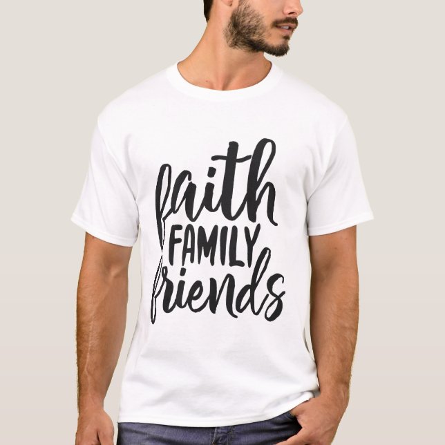 T-shirt Famille des fidèles Amis de l'art religieux (Devant)