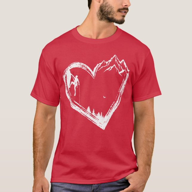 T-shirt Famille d'escalade préférée (Devant)