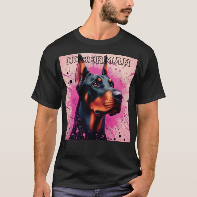 T-shirt Famille Doberman (Devant)