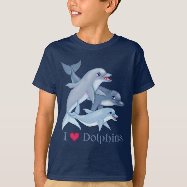 T-shirt Famille Dolphin (Devant)