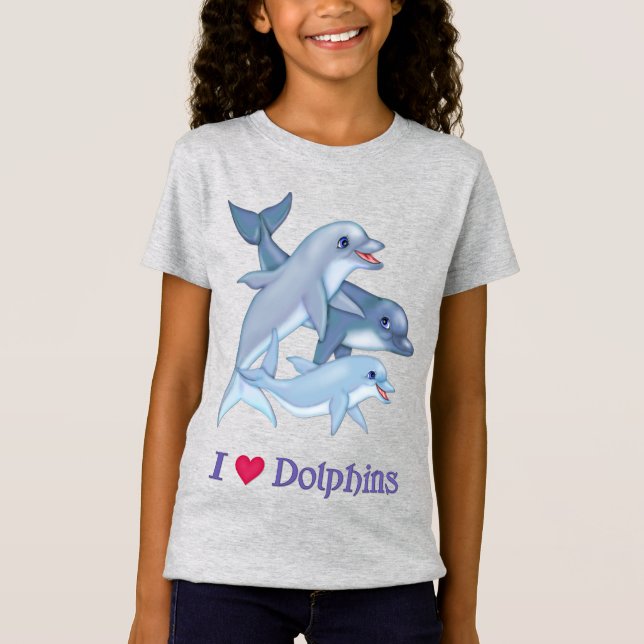 T-Shirt Famille Dolphin - Princesse guerrière des FC (Devant)