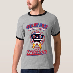 T-shirt Famille du 4 juillet
