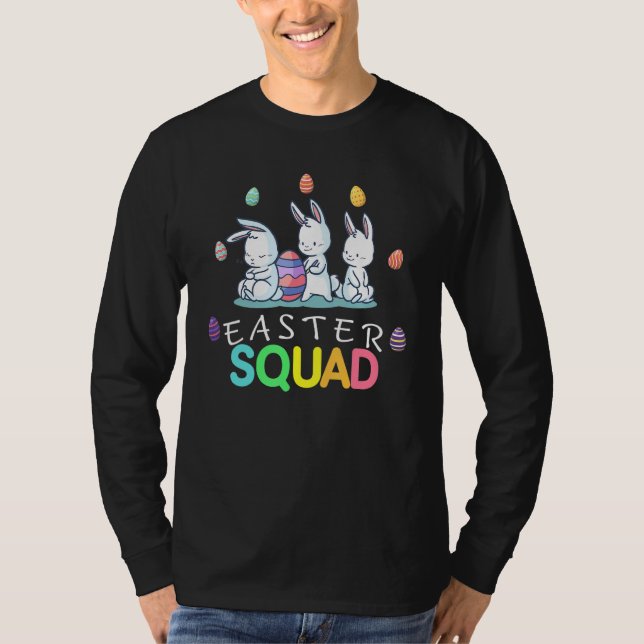 T-shirt Famille Easter Squad Matatching Bunny Egg Hunt Gro (Devant)