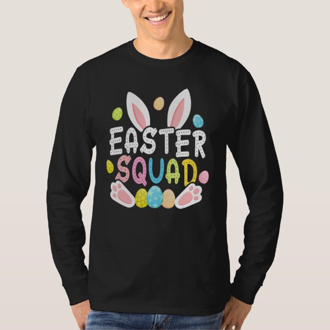 T-shirt Famille Easter Squad Matatching Bunny Egg Hunt Gro (Devant)