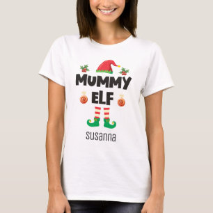 T-shirt Famille elfe maman correspondant nom de la tenue d