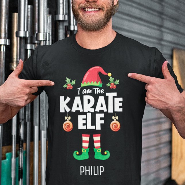 T-shirt Famille elfes Karate correspondant au nom de noël (Créateur téléchargé)