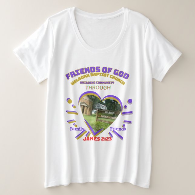 T-shirt Famille et Amis (Design devant)