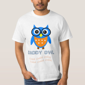 T-shirt Famille étant assortie de PAPA de bébé de HIBOU de