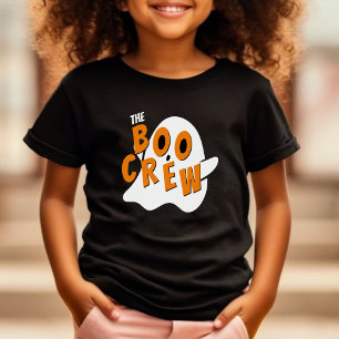 T-shirt Famille Fantôme d'équipage Boo Halloween Noir