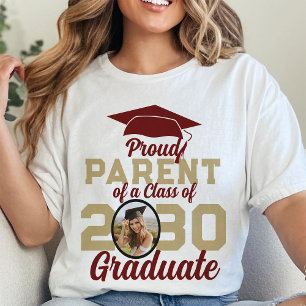 T-shirt Famille Fière Classe De Graduation Personnalisée D
