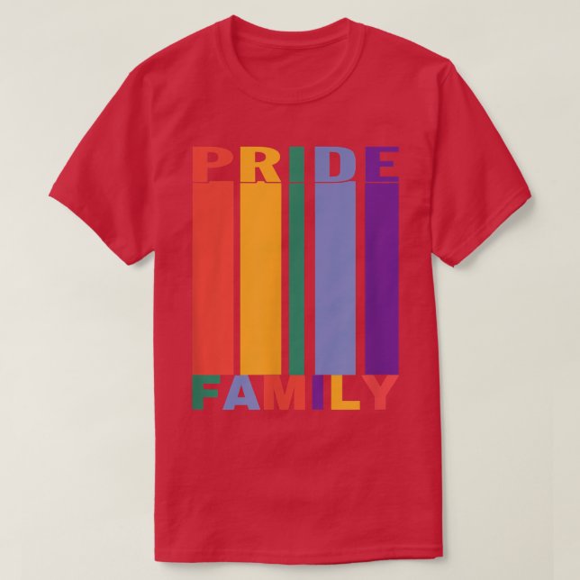 T-shirt Famille Fierté  (Design devant)