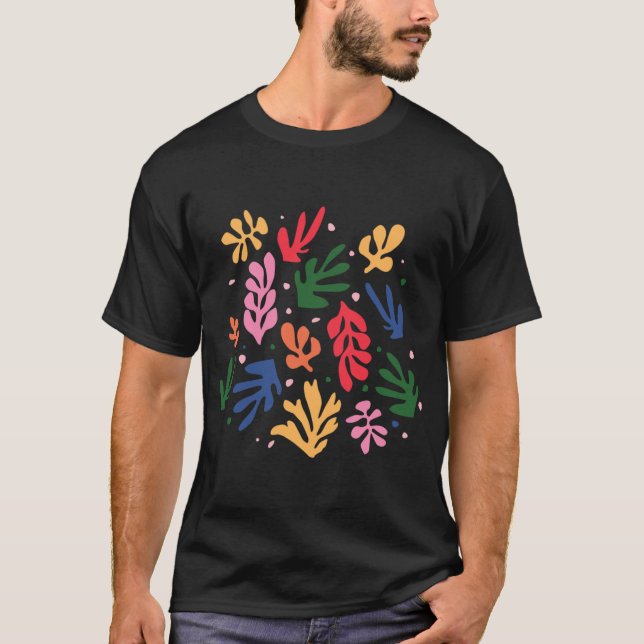 T-shirt Famille Fleurs d'art de Matisse (Devant)
